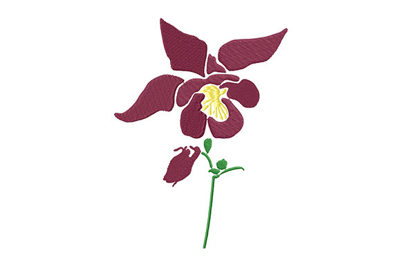 Burgundy Columbine Flower: A Designer's Craft Fair Review