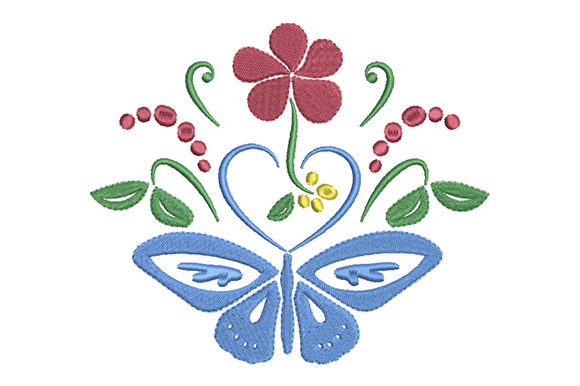 Butterfly, Heart and Flower Embroidery Review