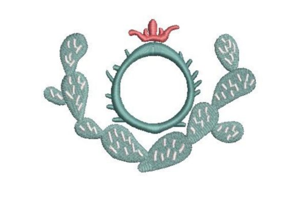 Cactus Monogram Frame