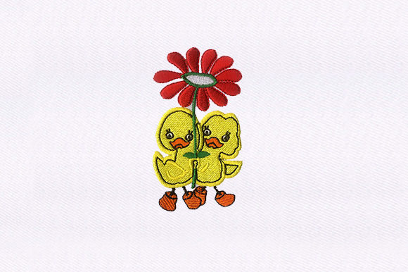 Flower Ducklings Embroidery Design: A Designer’s Review