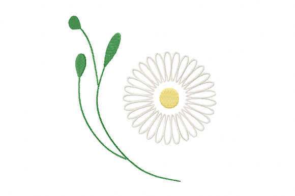 Gentle Chamomile Flower Embroidery: A Review for Gift Makers