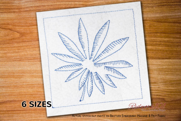 Lupin Leaf: A Designer's Take on This Botanical Embroidery