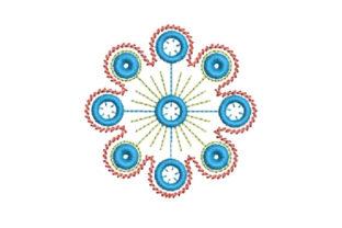 Mylar Large Motif: Holiday Embroidery Review