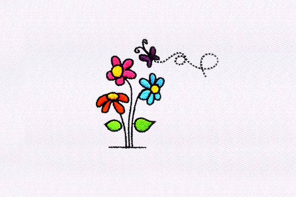 Reviewing the Floral Butterfly Design for Gift Embroidery
