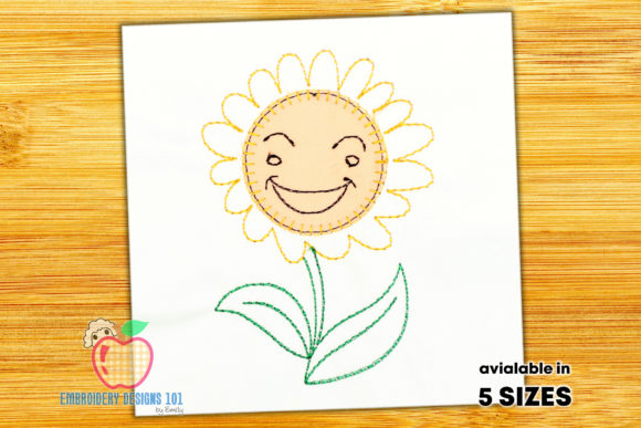 Smiling Face of the Sunflower Embroidery Review