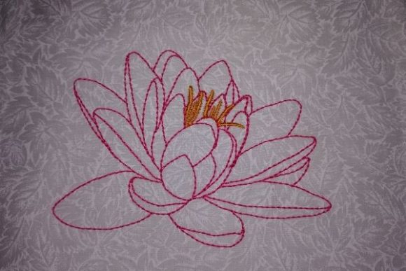 Water Lily Embroidery Design Review